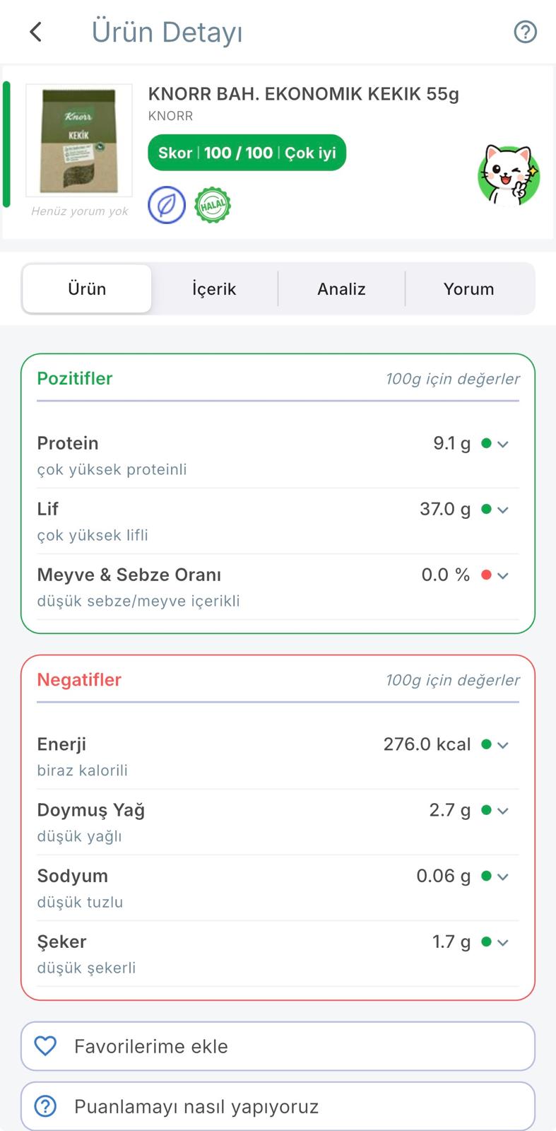 ÇabukBak Ürün detay ekranı